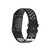 For Fitbit Charge 5 Double Color Metal Buckle Hole Silicone Watch Band(Black Gray)