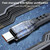 ADC-005 6A USB to USB-C / Type-C Weave Fast Charging Data Cable, Length:3m(Silver)