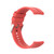 For Huawei Watch GT 3 46mm/GT 22mm Runner Silicone Silver Buckle Watch Band(Red)