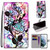 For Samsung Galaxy S22 5G Coloured Drawing Cross Texture Horizontal Flip Leather Phone Case with Holder & Card Slots & Wallet & Lanyard(Color Bottom Hollow Flower)