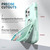 For iPhone 13 Pro Max 3 in 1 PC + TPU Phone Case with Ring Holder (Mint Green)