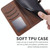 For Samsung Galaxy A13 5G Embossed Happy Cat Pattern Leather Phone Case(Brown)