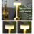 HT-TD1W124 LED Charging Bar Atmosphere Decoration Light, Plug Type:EU Plug(Chrome)