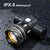 7602 LED USB Charging Telescopic Zoom Bicycle Front Light, Specification: Headlight +11034 Taillight