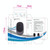 M030 4 Keys 1600DPI Laptop Office Mute Mouse, Style: Wireless (White)