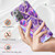 For Samsung Galaxy Note20 Electroplating Splicing Marble TPU Phone Case(Dark Purple)
