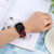 Nylon Braid Strap Watch Band For Apple Watch Series 9&8&7 41mm / SE 3&SE 2&6&SE&5&4 40mm / 3&2&1 38mm(27)