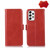 For Samsung Galaxy A33 5G Crazy Horse Top Layer Cowhide Leather Phone Case(Red)