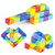Children Puzzle Toy Color Variety Segment Magic Ruler, Spec: Macaron-36 Sections