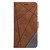For iPhone 13 Pro Skin Feel Splicing Horizontal Flip Leather Phone Case (Brown)