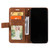 For iPhone 13 Pro Skin Feel Splicing Horizontal Flip Leather Phone Case (Brown)