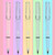 5 PCS No Ink No Need To Sharpen Drawing Sketch Pen Not Easy To Break Erasable HB Writing Pencil(Makaron Yellow)