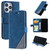 For iPhone 13 Pro Skin Feel Splicing Horizontal Flip Leather Phone Case (Blue) For iPhone 13 Pro Skin Feel Splicing Horizontal Flip Leather Phone Case (Blue)