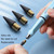 5 PCS No Ink No Need To Sharpen Drawing Sketch Pen Not Easy To Break Erasable HB Writing Pencil(Red)
