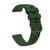 20mm Pockmarked Tonal Buckle Silicone Watch Band for Huawei Watch / Samsung Galaxy Watch(Army Green)