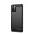 For Xiaomi Redmi 10 / 10 Prime MOFI Gentleness Series Brushed Texture Carbon Fiber Soft TPU Phone Case(Black)
