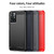 For Xiaomi Redmi 10 / 10 Prime MOFI Gentleness Series Brushed Texture Carbon Fiber Soft TPU Phone Case(Black)