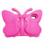 For iPad mini 6 Butterfly Bracket EVA Fall-proof Protective Case(Rose Red)