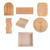 Rhombus  Wooden Tray Photography Shooting Props