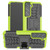 For Samsung Galaxy S22 5G Tire Texture Shockproof TPU+PC Phone Case with Holder(Green)