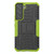For Samsung Galaxy S22 5G Tire Texture Shockproof TPU+PC Phone Case with Holder(Green)