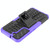 For Samsung Galaxy S22 5G Tire Texture Shockproof TPU+PC Phone Case with Holder(Purple)