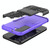For Samsung Galaxy S22 5G Tire Texture Shockproof TPU+PC Phone Case with Holder(Purple)