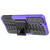 For Samsung Galaxy S22 5G Tire Texture Shockproof TPU+PC Phone Case with Holder(Purple)