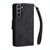 For Samsung Galaxy S21 5G Rivet Buckle 9 Cards Three Fold Leather Phone Case(Black)