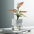 Hydroponic Transparent Visible Plastic Flower Pot, Size: 10x10x11.3cm(White)