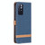 For Xiaomi Redmi Note 11 5G/Note 11T 5G/Poco M4 Pro 5G Color Matching Denim Texture Leather Phone Case with Holder & Card Slots & Wallet & Lanyard(Dark Blue)