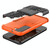 For Samsung Galaxy S22 5G Tire Texture Shockproof TPU+PC Phone Case with Holder(Orange)