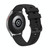 20mm Pockmarked Tonal Buckle Silicone Watch Band for Huawei Watch / Samsung Galaxy Watch(Black) 20mm Pockmarked Tonal Buckle Silicone Watch Band for Huawei Watch / Samsung Galaxy Watch(Black)
