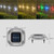 8 LED Solar Wall Lamp Outdoor Stainless Steel Buried Light(Colorful Light)