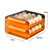 Household Double-Layer Drawer Type Egg Storage Box(Gray)