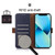 For iPhone 13 Pro Max Crazy Horse Top Layer Cowhide Leather Phone Case (Blue)