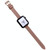 Plain Leather Watch Band For Apple Watch Ultra 49mm&Watch Ultra 2 49mm / Series 9&8&7 45mm / SE 3&SE 2&6&SE&5&4 44mm / 3&2&1 42mm(F)