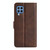 For Samsung Galaxy M22 Dual-side Magnetic Buckle Horizontal Flip Leather Case with Holder & Card Slots & Wallet(Brown)