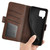 For Samsung Galaxy M22 Dual-side Magnetic Buckle Horizontal Flip Leather Case with Holder & Card Slots & Wallet(Brown)