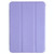 For iPad mini 6 Silk Texture Three-fold Horizontal Flip Leather Tablet Case with Holder(Purple)