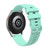 20mm Pockmarked Tonal Buckle Silicone Watch Band for Huawei Watch / Samsung Galaxy Watch(Green)