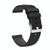 22mm Pockmarked Silver Buckle Silicone Watch Band for Huawei Watch / Samsung Galaxy Watch(Black) 22mm Pockmarked Silver Buckle Silicone Watch Band for Huawei Watch / Samsung Galaxy Watch(Black)