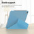For iPad mini 6 Double-sided Matte Deformation TPU Tablet Leather Case with Holder & Sleep / Wake-up Function(Matcha Green)