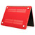 Laptop Matte Style Protective Case For MacBook Pro 16.2 inch A2485 2021 / 2023(Red)