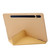 For Samsung Galaxy Tab S8 / S7 Deformation Silicone Leather Tablet Case(Gold)