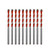 10 PCS Ceramic Triangle Handle Metal Flashlight Drill Bit, Size: 3mm