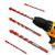 10 PCS Ceramic Triangle Handle Metal Flashlight Drill Bit, Size: 3mm