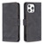 For iPhone 13 Pro Max Magnetic Clasp RFID Blocking Anti-Theft Leather Case with Holder & Card Slots & Wallet (Black)