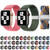 Nylon Braid One Buckle Watch Band For Apple Watch Series 9&8&7 41mm / SE 3&SE 2&6&SE&5&4 40mm / 3&2&1 38mm(Camouflage)