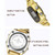 SANDA 6053 Square LED Digital Display Dial Running Seconds Alarm Clock Electronic Watch for Women(Silver)